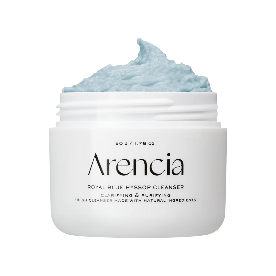 ARENCIA Royal Blue Hyssop Rice Mochi Cleanser 120g