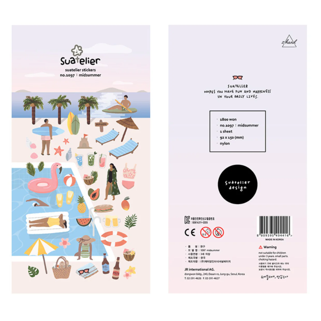 Suatelier Design Deco Stickers - 3 Types - H ART