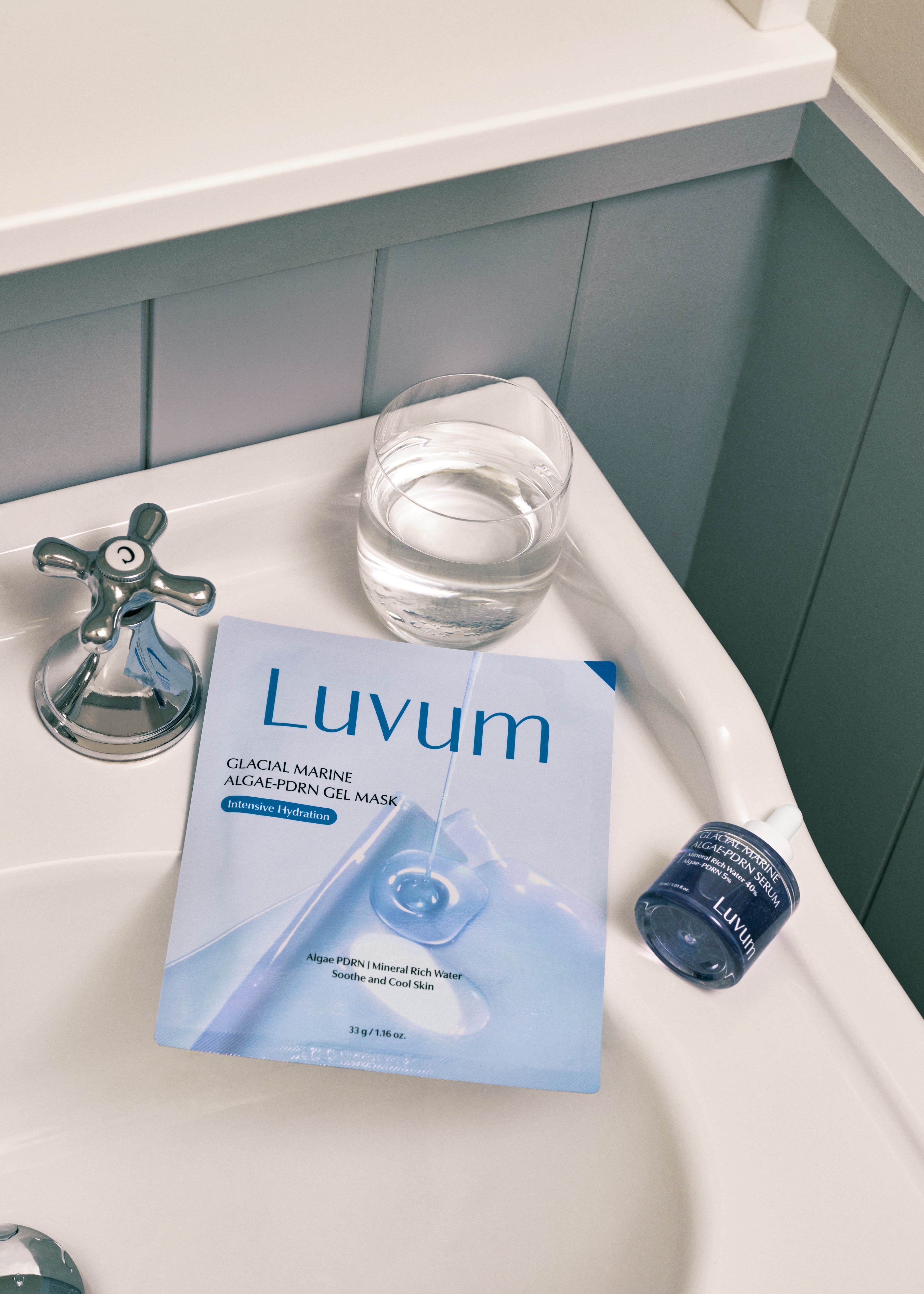Luvum Glacial Marine Algae-PDRN Gel Mask 1EA
