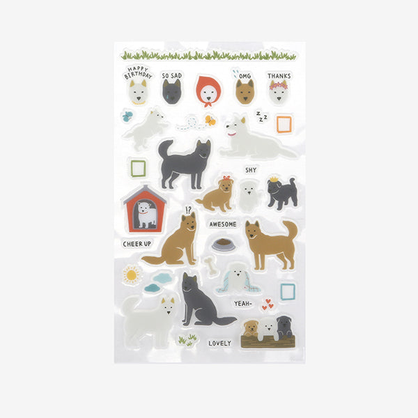 Dailylike Daily Sticker 29 Jindo Dog - H ART