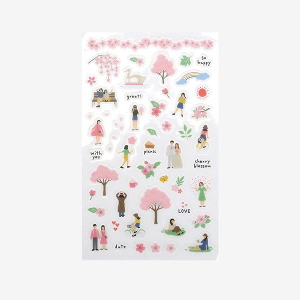 Dailylike Daily Sticker 31 Cherry Blossom - H ART