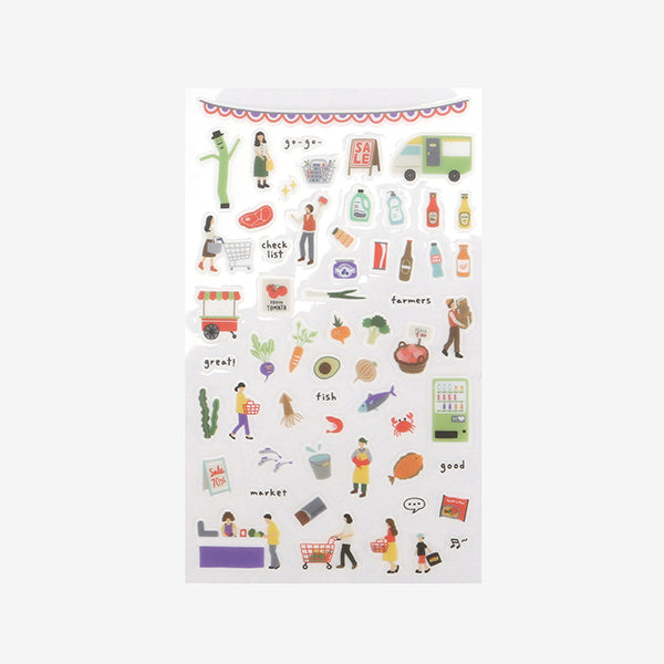 Dailylike Daily Sticker 38 Market - H ART