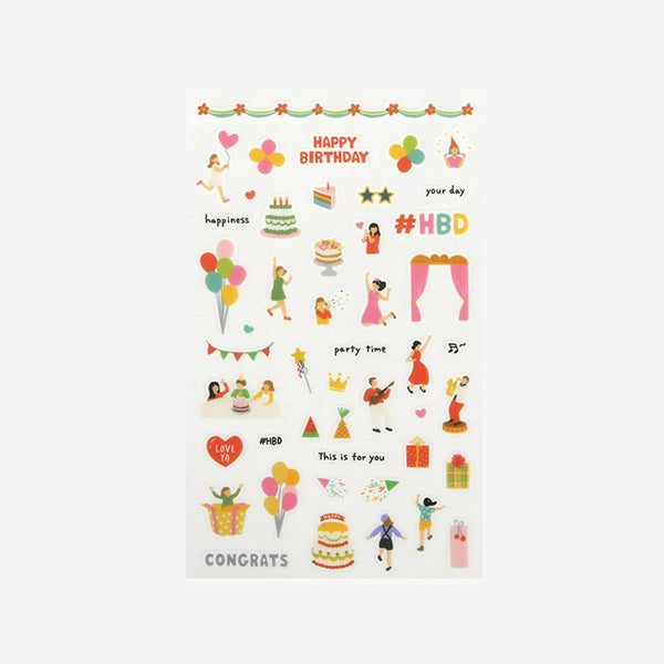 Dailylike Daily Sticker 48 Birthday - H ART