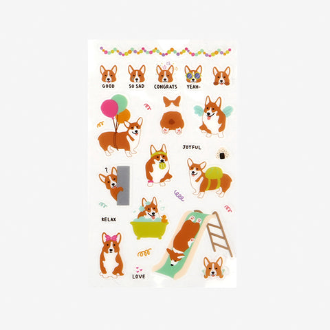 Dailylike Daily Sticker 55 Welsh Corgi