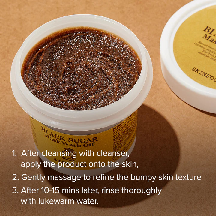 SKINFOOD Black Sugar Mask Wash Off - H ART