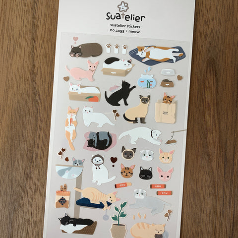 Suatelier Design Deco Sticker - Meow - H ART