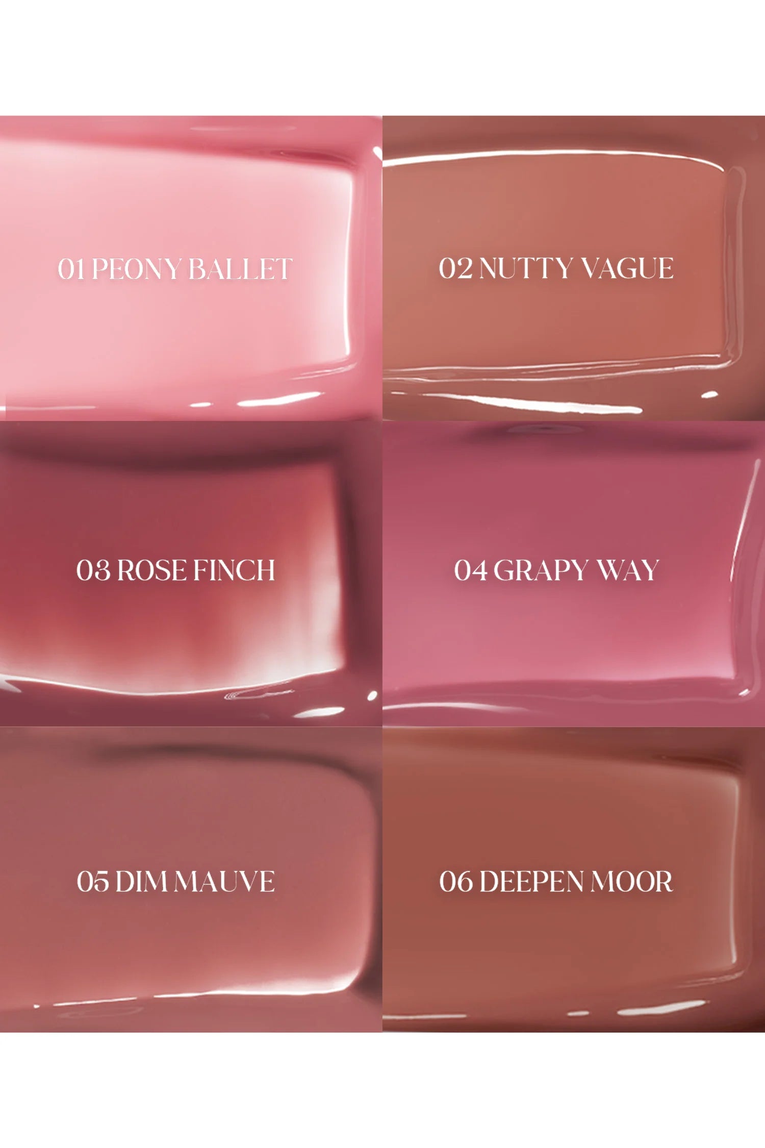 rom&nd Glasting Color Gloss - 6 Colors - H ART