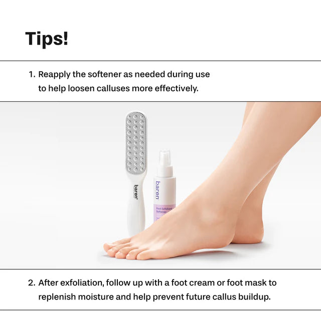 Baren Callus Remover Peeling Foot Spray 100mL