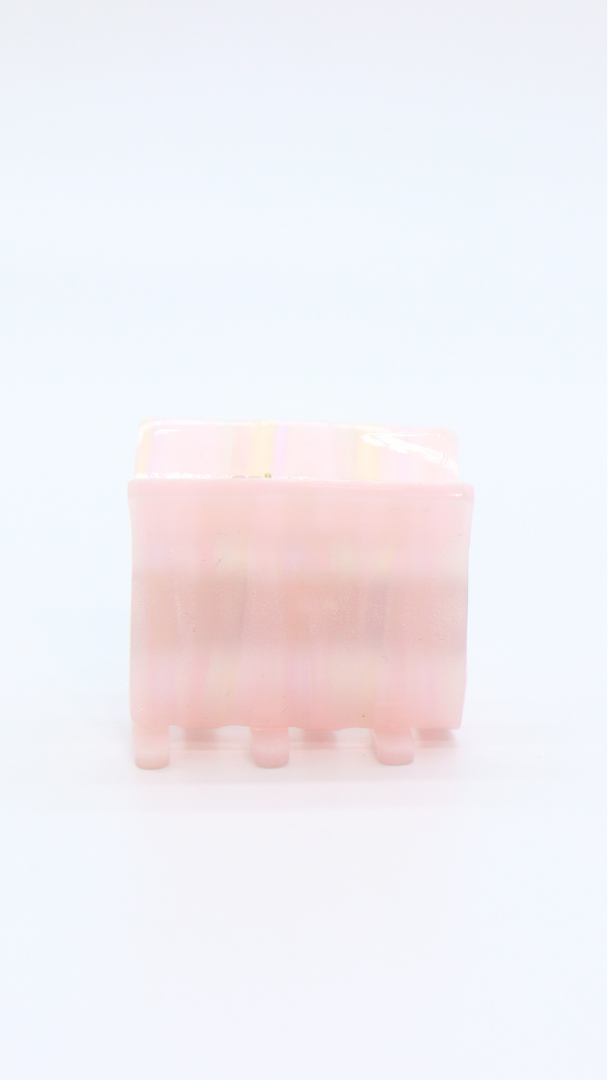 H ART Pink Cream Hair Clip Small