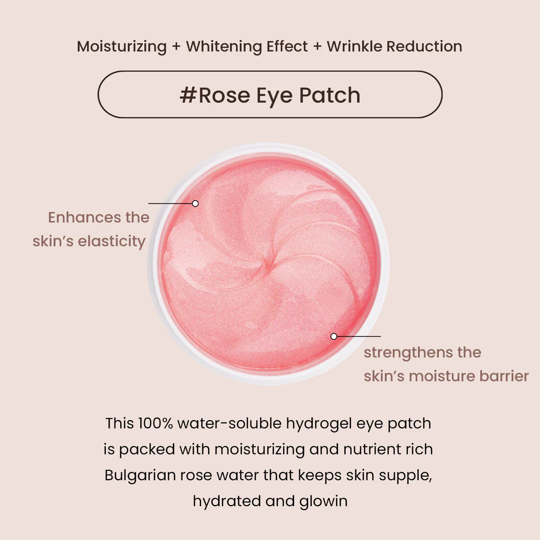 HEIMISH Bulgarian Rose Hydrogel Eye Patch 60ea - H ART