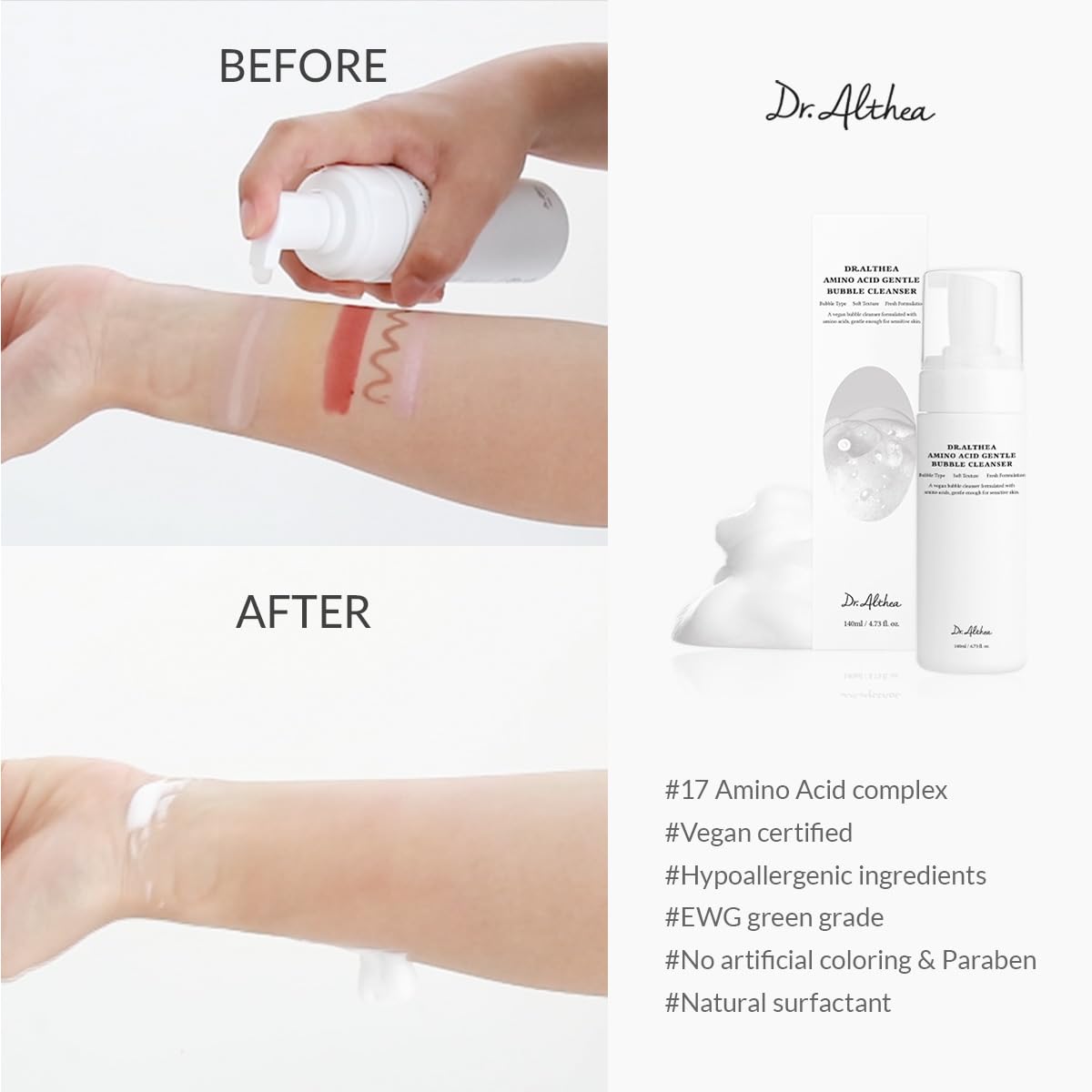 Dr.Althea Amino Acid Gentle Bubble Cleanser 140mL