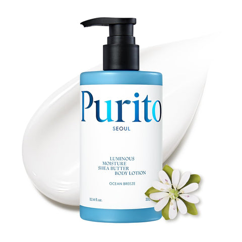 PURITO Luminous Moisture Shea Butter Body Lotion Ocean Breeze 300mL