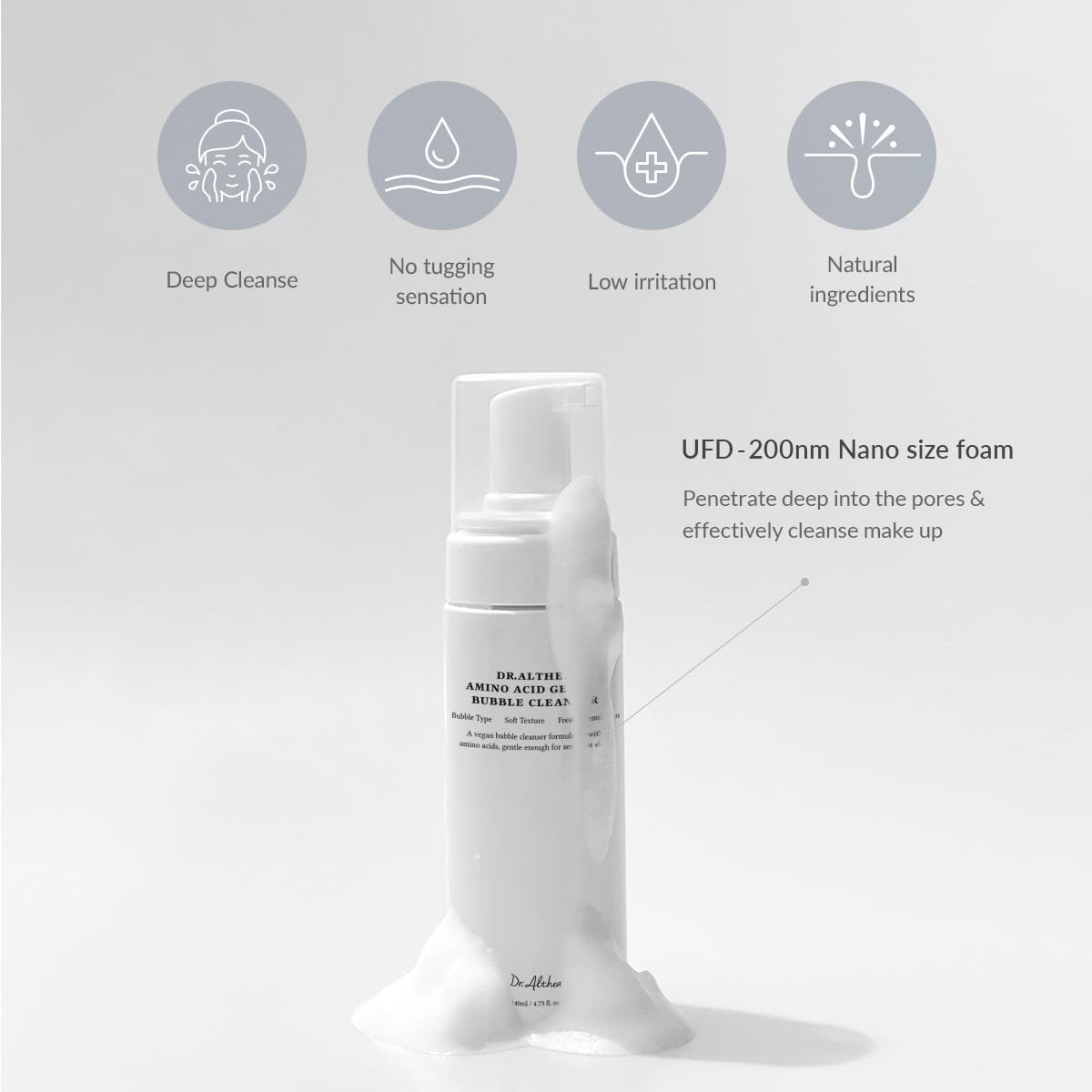 Dr.Althea Amino Acid Gentle Bubble Cleanser 140mL