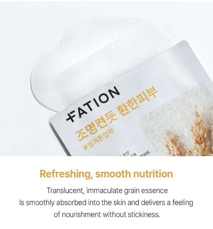 FATION Real Fit Rice Brightening Mask 1EA