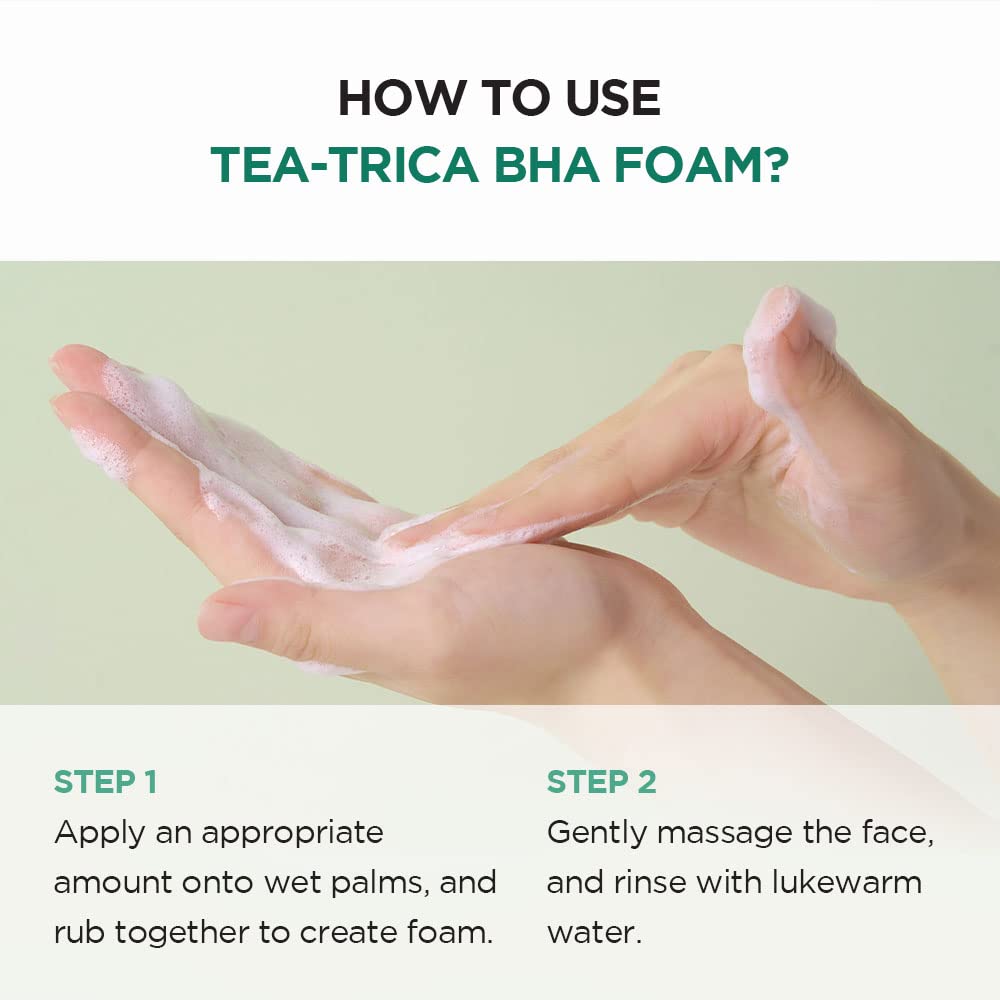 SKIN1004 Madagascar Centella Tea-Trica BHA Foam 125ml - H ART