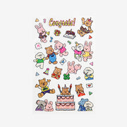 Dailylike Line Hologram Sticker 12 Party My Buddy - H ART