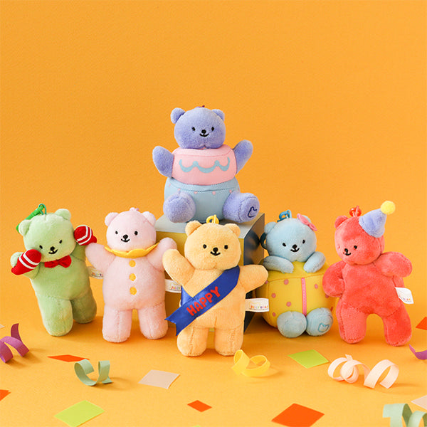 Dailylike Jelly Bear Stuffed Toy Keyring 05 Avo