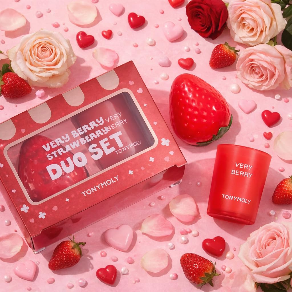 TONYMOLY Hand Butter + Candle Set - Very Berry Duo
