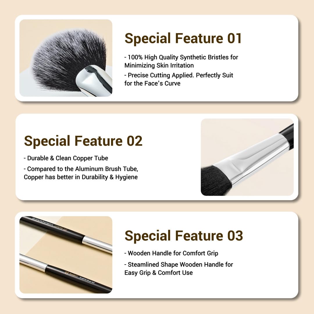 STUDIO 17 Small Fan Brush 463 - H ART