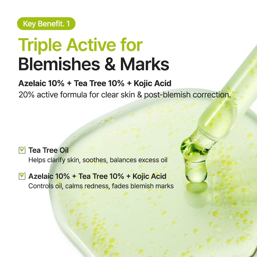 PURITO Azelaic Acid 10 Kojic Tea Tree Serum
