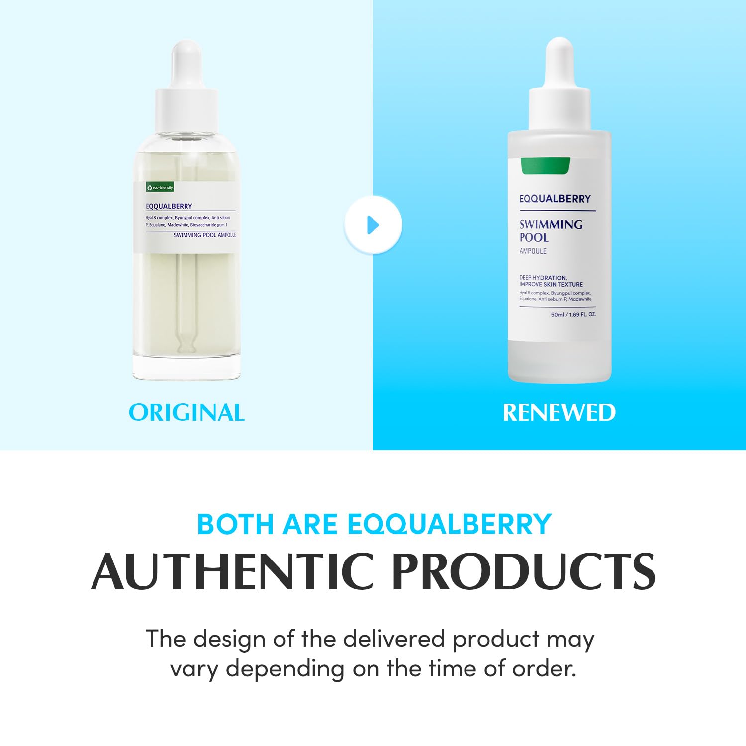 EQQUALBERRY Swimming Pool Ampoule 50mL