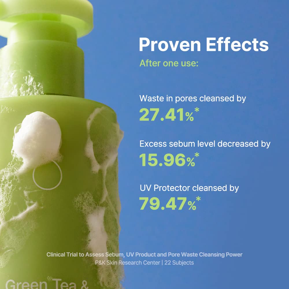 By Wishtrend Green Tea & Enzyme Milky Foaming Wash 140ml