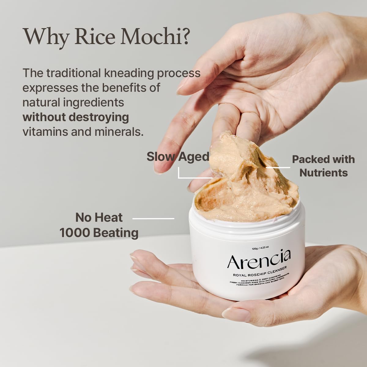 ARENCIA Fresh Calendula Rice Mochi Cleanser 120g - H ART
