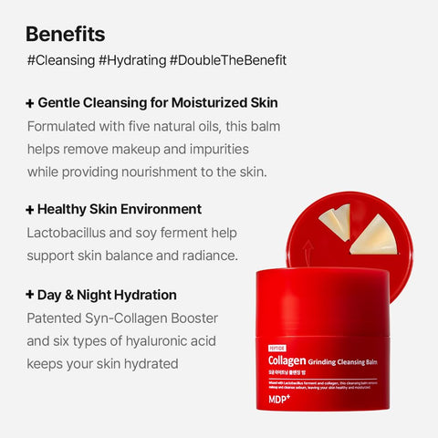 MDP Red Lacto Collagen Grinding Cleansing Balm 50ml
