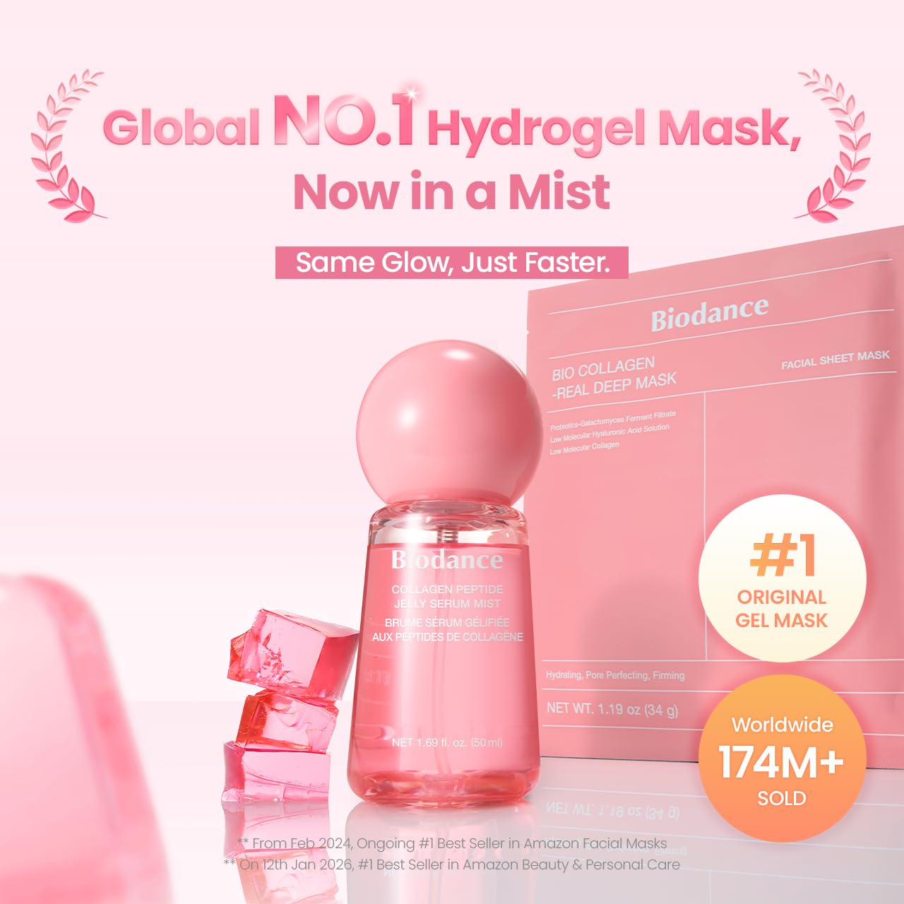 BIODANCE Collagen Peptide Jelly Serum Mist 50mL