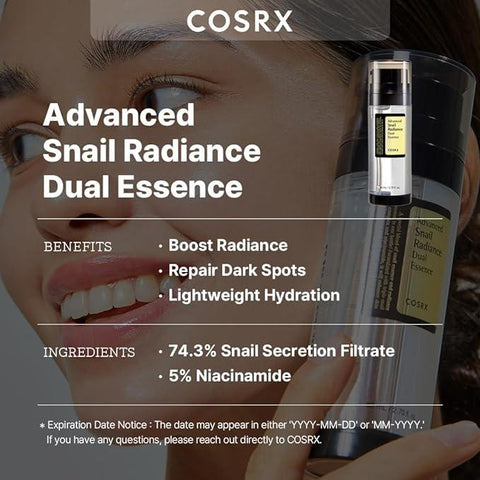 COSRX Advanced Snail Radiance Dual Essence 80mL - H ART