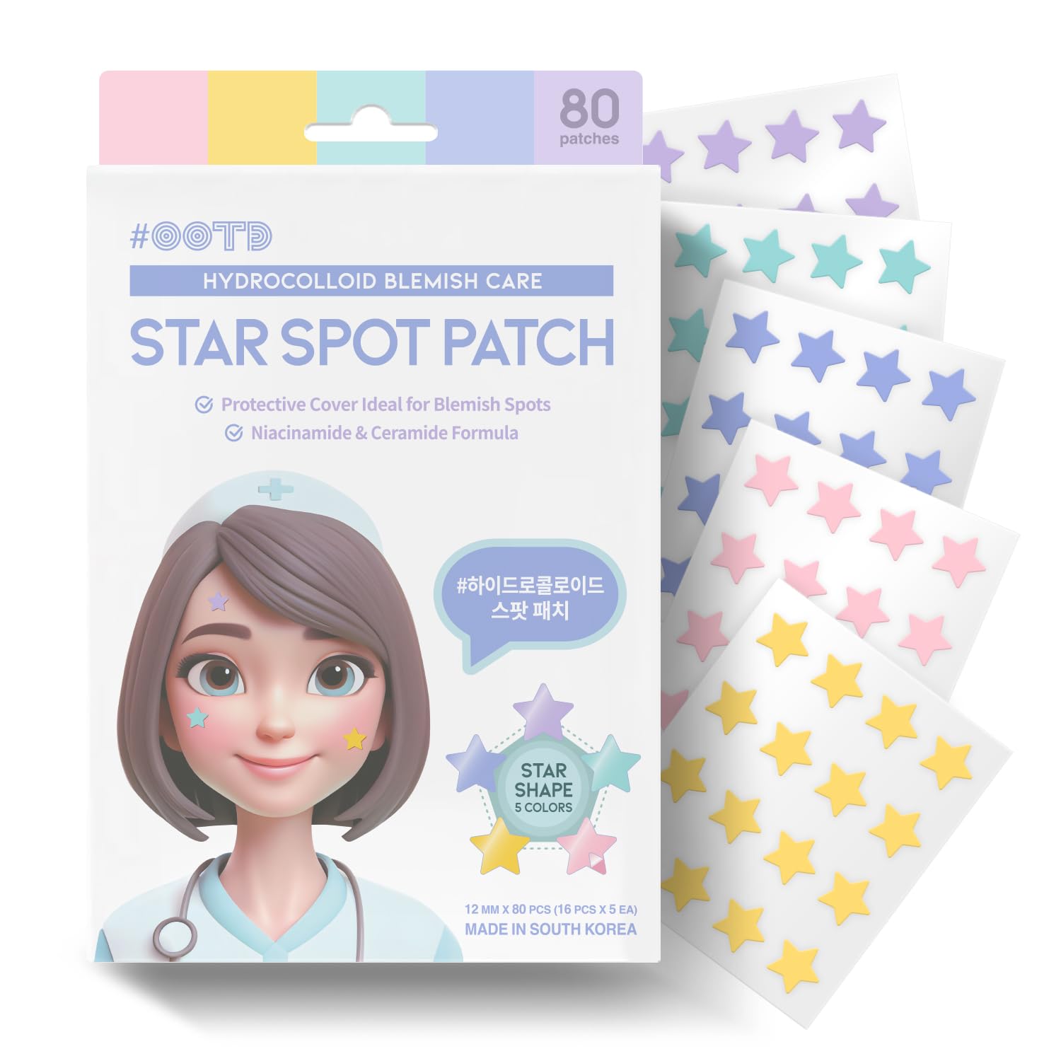 OOTD BEAUTY OOTD Star Spot Patch 80 Patches