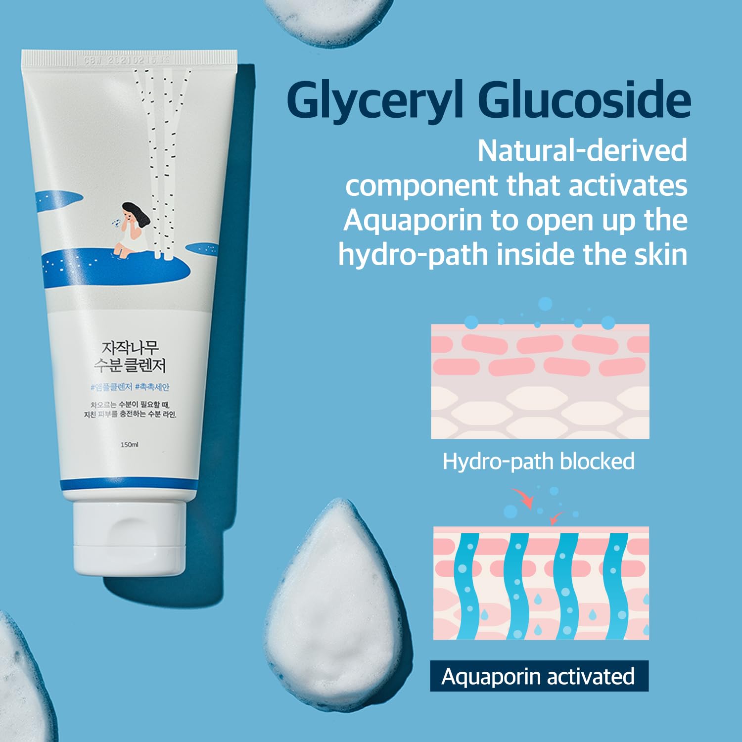 ROUND LAB Birch Juice Moisturizing Cleanser 150mL - H ART