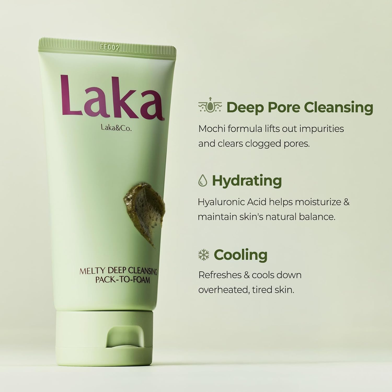 LAKA Skin Melty Deep Cleasing Pack-to-Foam