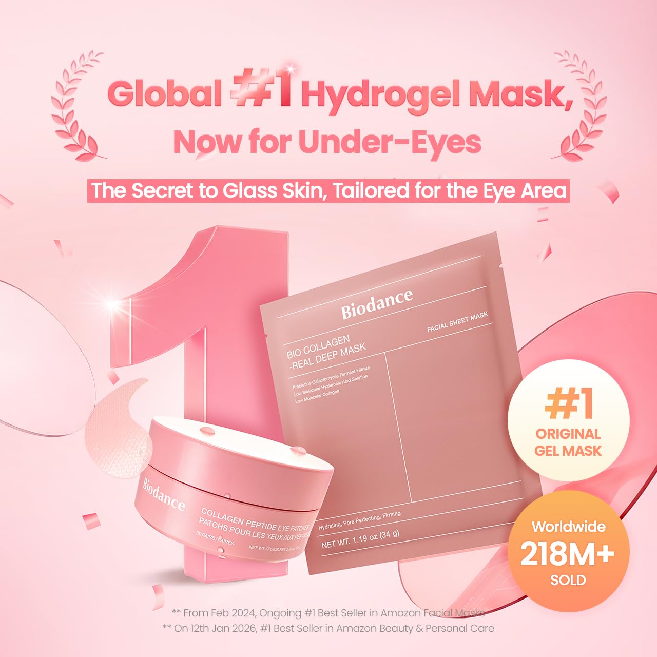 BIODANCE Collagen Peptide Eye Patches 30EA