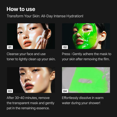 MDP Peptide 9 Glow in the Dark Plumping Hydrogel Mask 1 EA