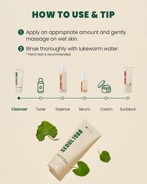 KSECRET Seoul 1988 Cleansing Foam: Pine Cica 1% + Probiotics 150ml - H ART