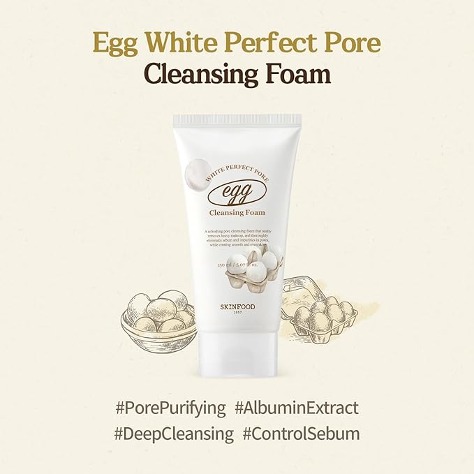 SKINFOOD Egg White Perfect Pore Cleansing Foam - H ART
