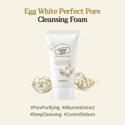 SKINFOOD Egg White Perfect Pore Cleansing Foam - H ART