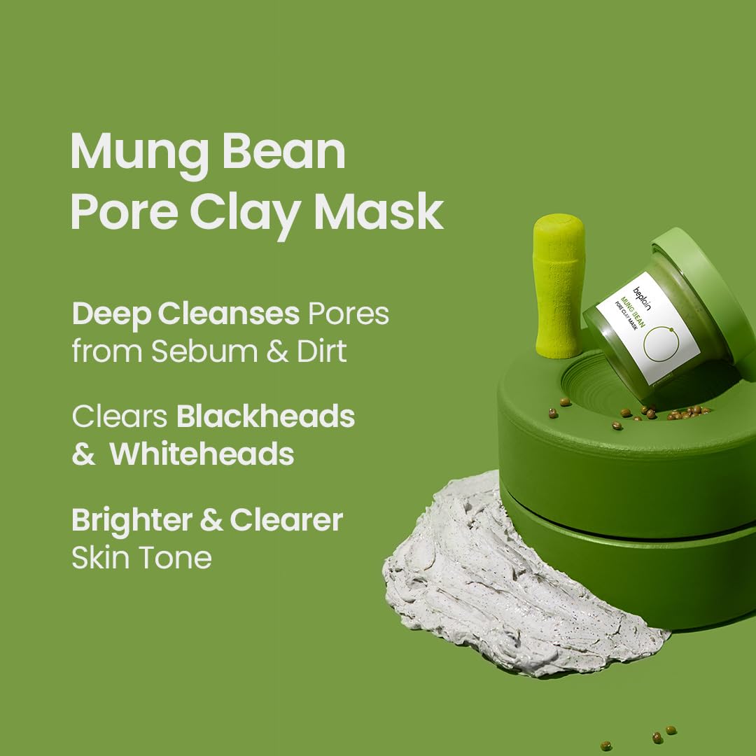 beplain Mung Bean Pore Clay Mask 120ml - H ART