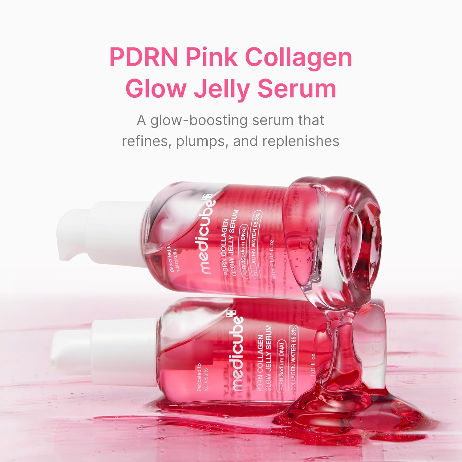 Medicube PDRN Pink Collagen Glow Jelly Serum 30mL