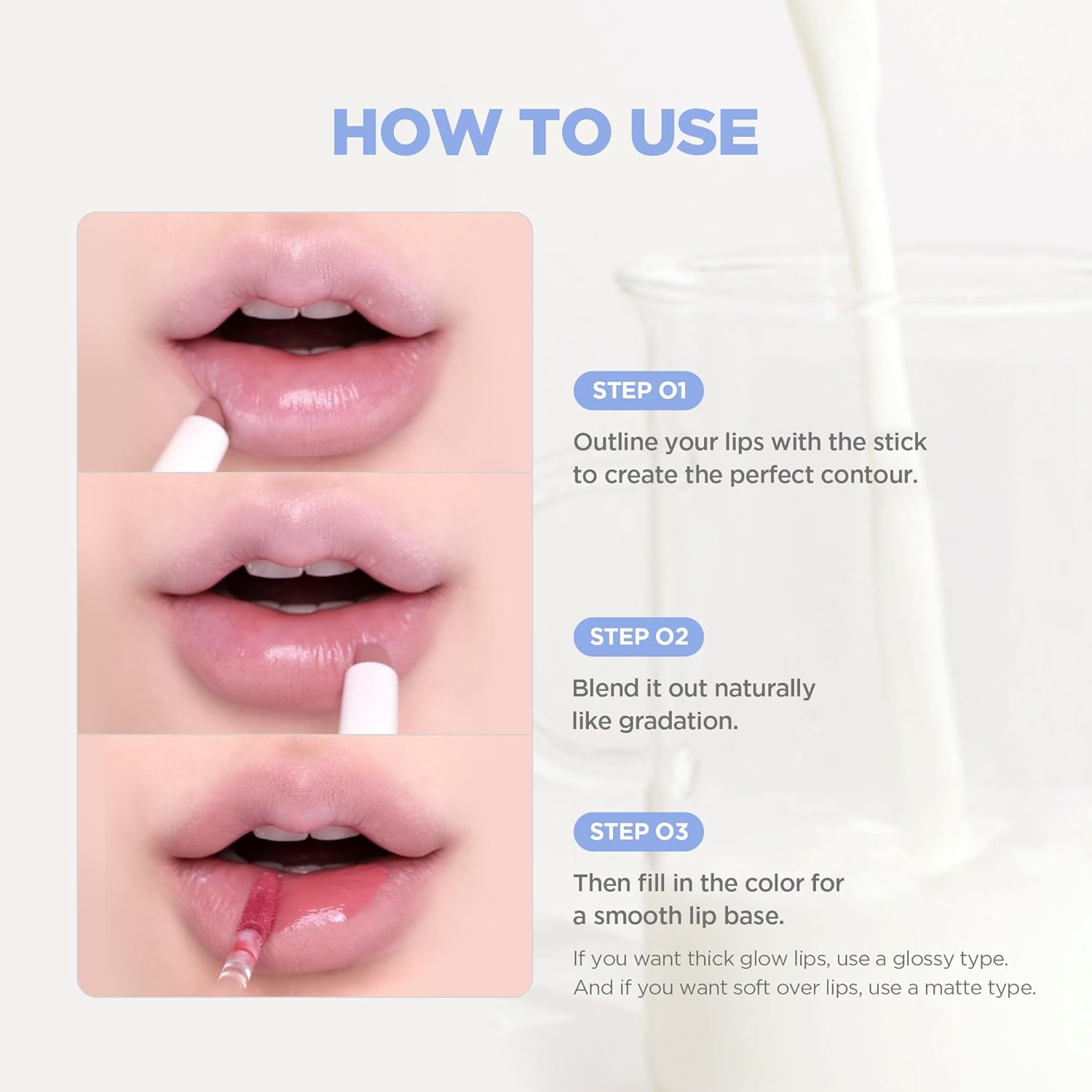ilybyred Smiley Lip Blending Stick -  5 Colors - H ART
