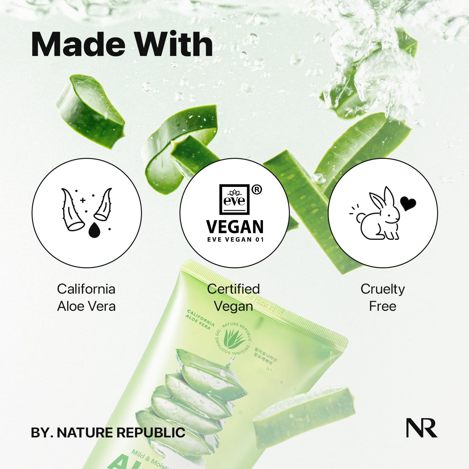 NATURE REPUBLIC Soothing & Moisture Aloe Vera 92% Soothing Gel Tube