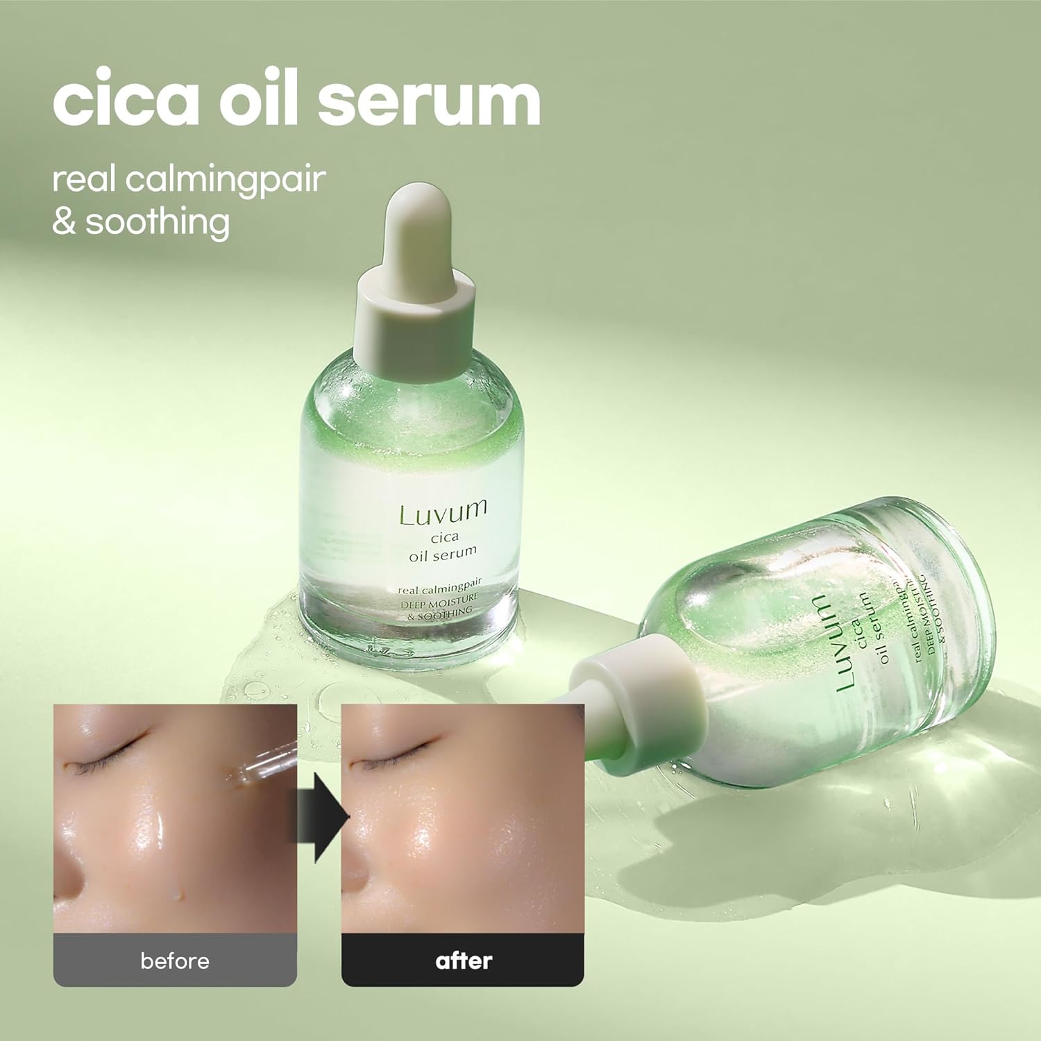 Luvum Calming Repair Cica Oil Serum 30mL