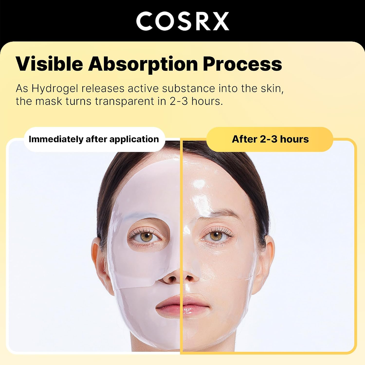 COSRX Advanced Snail Mucin Glass Glow Hydrogel Mask 3EA