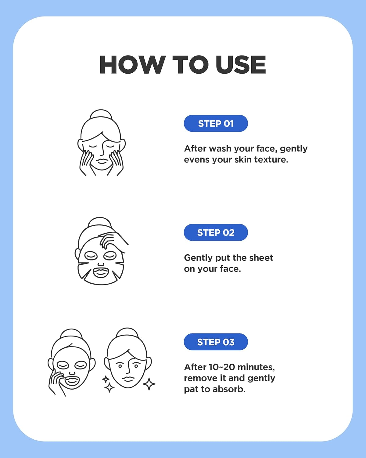 WELLAGE Real Hyaluronic Blue Ampoule Mask 1EA