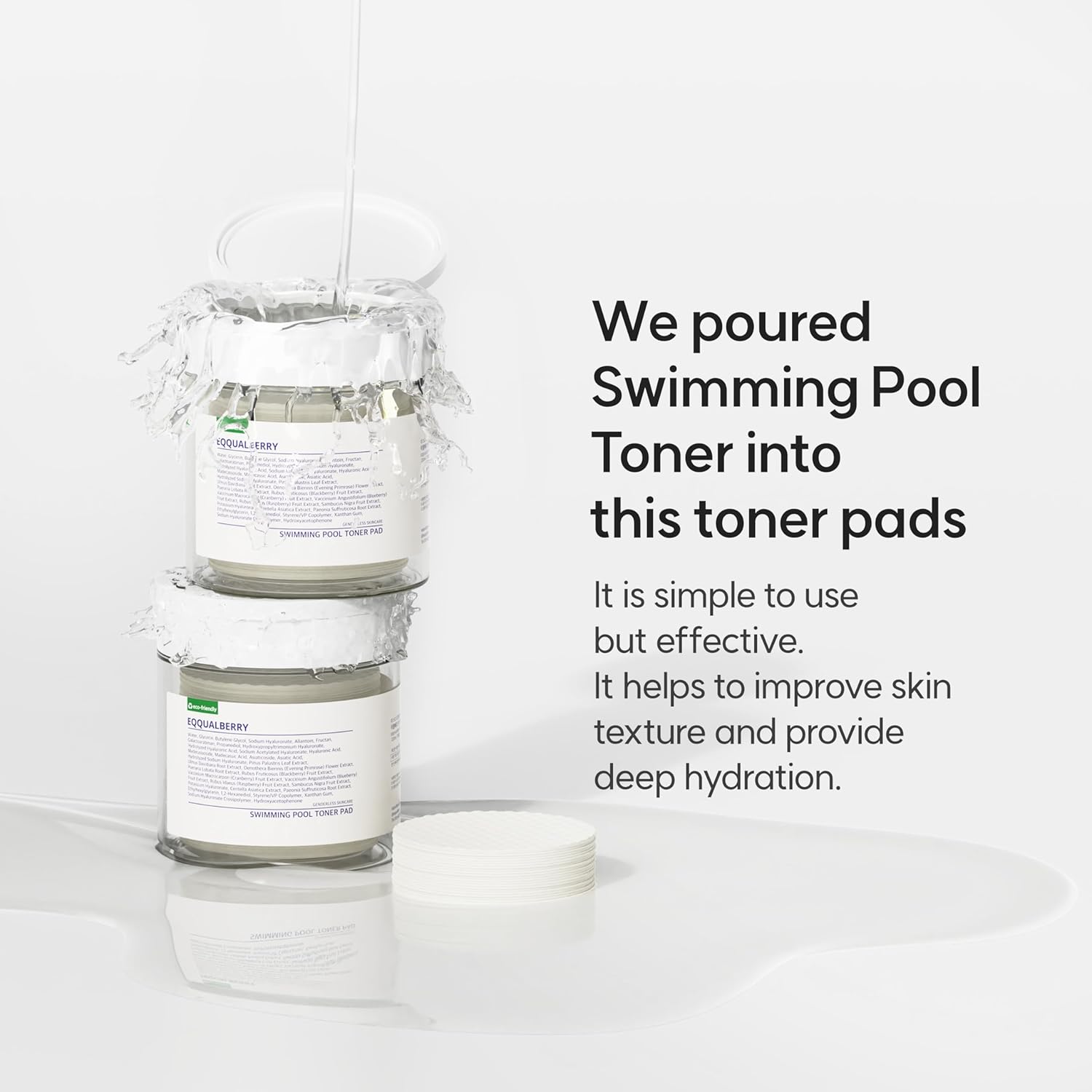 EQQUALBERRY Swimming Pool Pore Pads 70EA