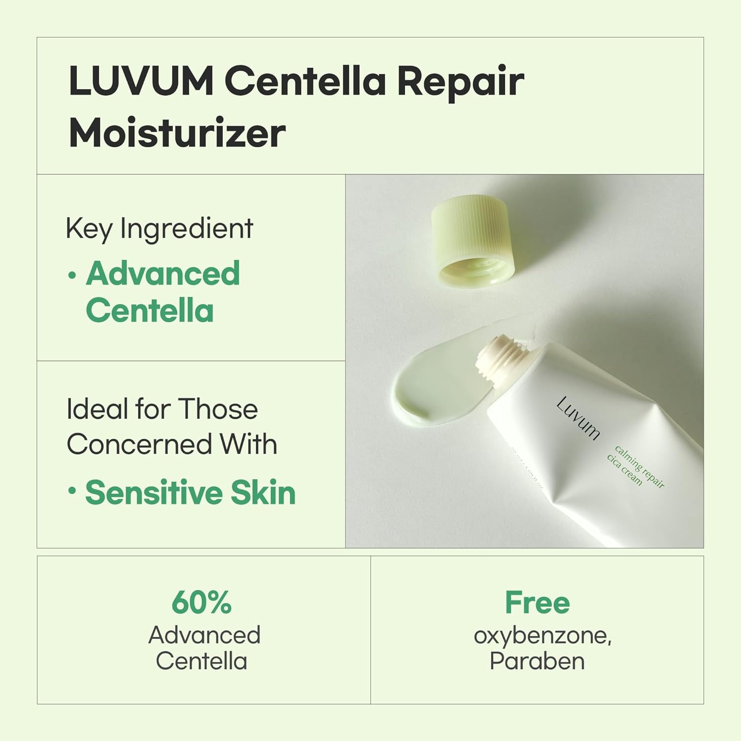 Luvum Calming Repair Cica Cream 50mL