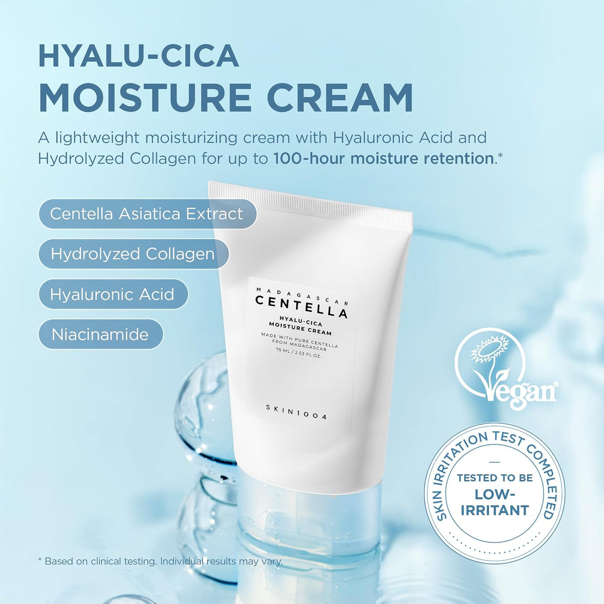 SKIN1004 Hyalu-Cica Moisture Cream 75mL