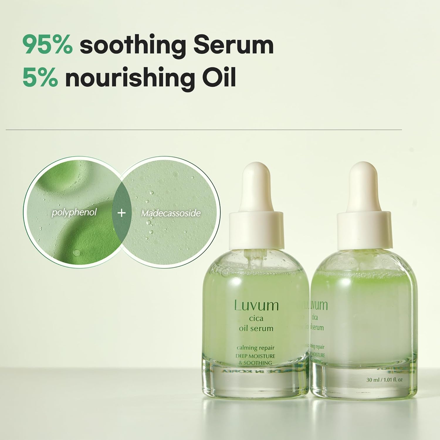 Luvum Calming Repair Cica Oil Serum 30mL
