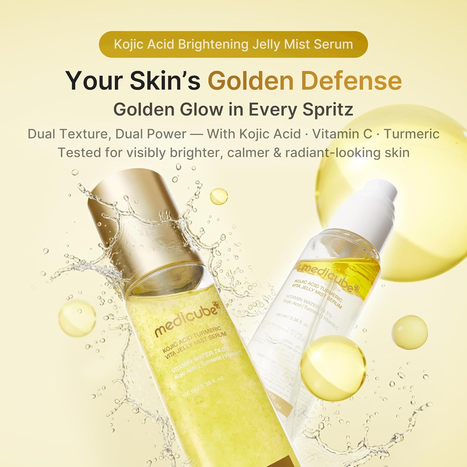 Medicube Kojic Acid Termeric Vita Jelly Mist Serum 100mL